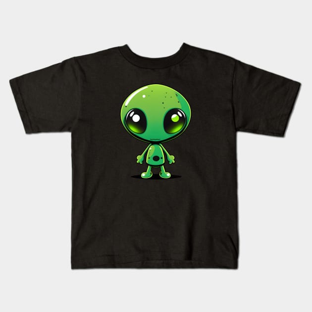 Cute Alien Kids T-Shirt by SergioCoelho_Arts